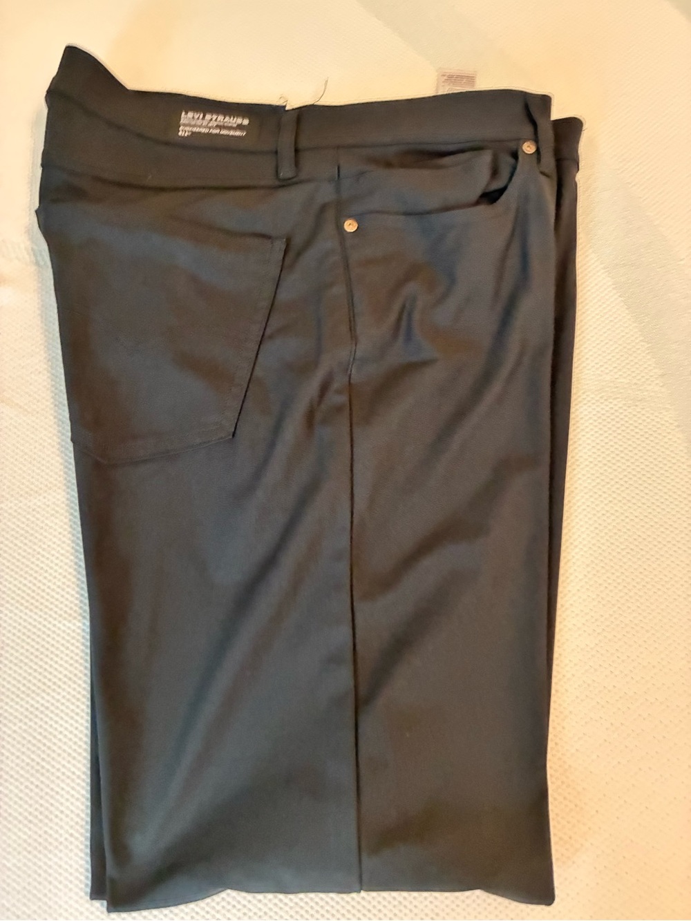 Levi's Black Flat-Front Men's Shorts
